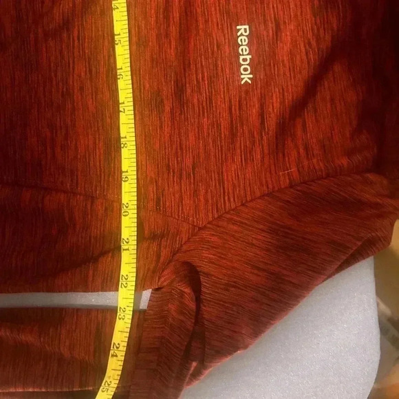 Reebok Red Quarter-Zip Pullover - Picture 4 of 6